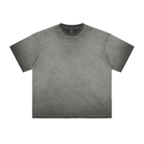 ARTIEMASTER - Loose Wash Solid Color T-Shirt