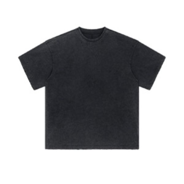 ARTIEMASTER - Loose Wash Solid Color T-Shirt