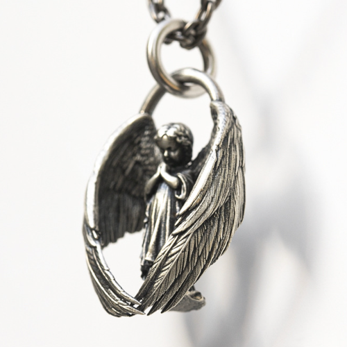 Personalized Angel Wings Pendant necklace