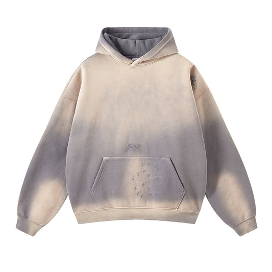 ARTIEMASTER -  Distressed frayed trendy hoodie