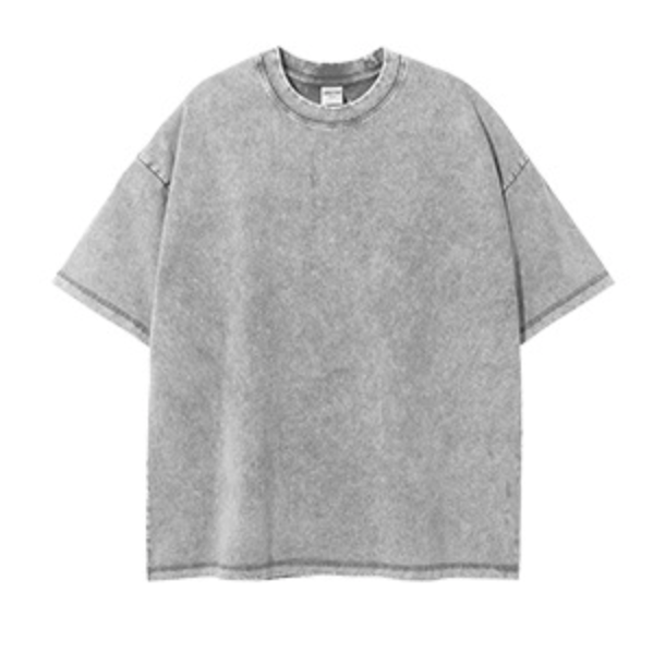 ARTIEMASTER - Loose Wash Solid Colour T-Shirt