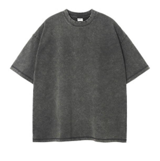 ARTIEMASTER - Loose Wash Solid Colour T-Shirt