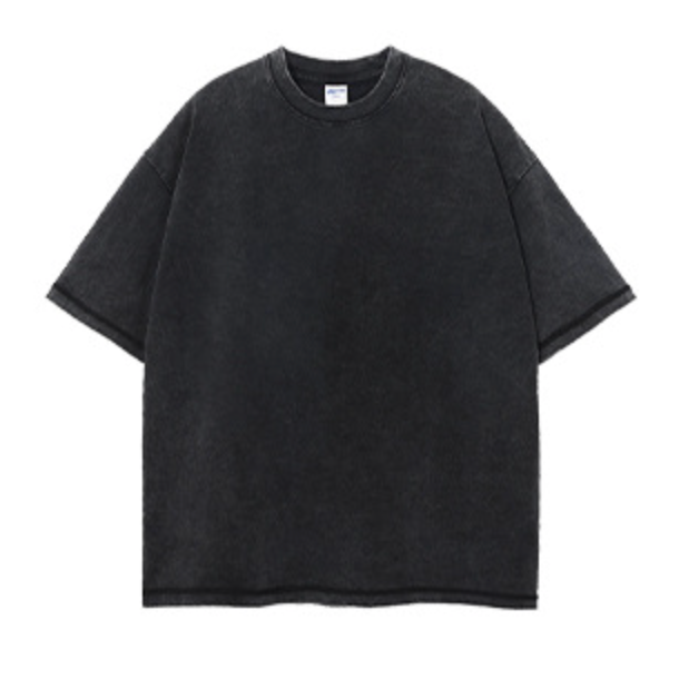 ARTIEMASTER - Loose Wash Solid Colour T-Shirt